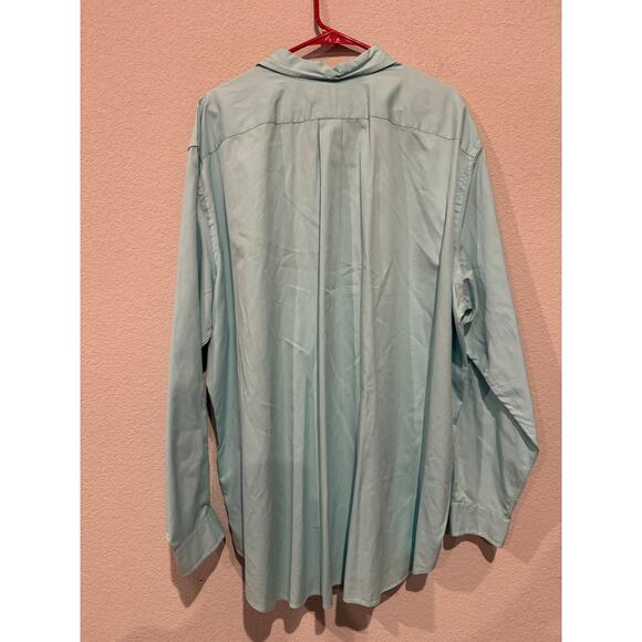 Ralph Lauren Men's Featherweight Twill Shirt Button Down Faded Mint Size 2X - Picture 3 of 7
